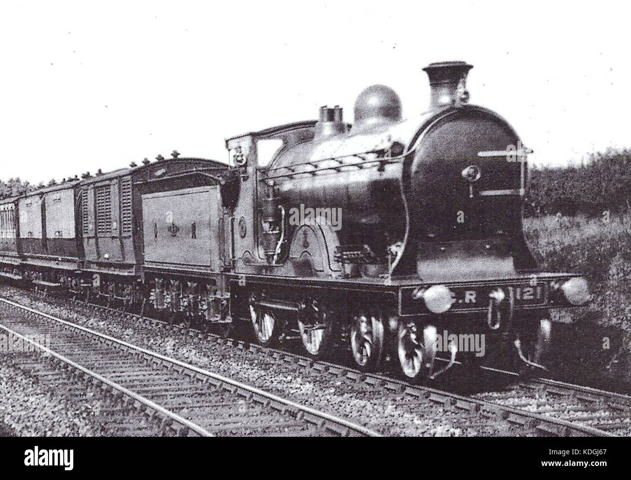 Quintinshill rail Disaster Caledonian McIntosh 220 121 Stockfoto