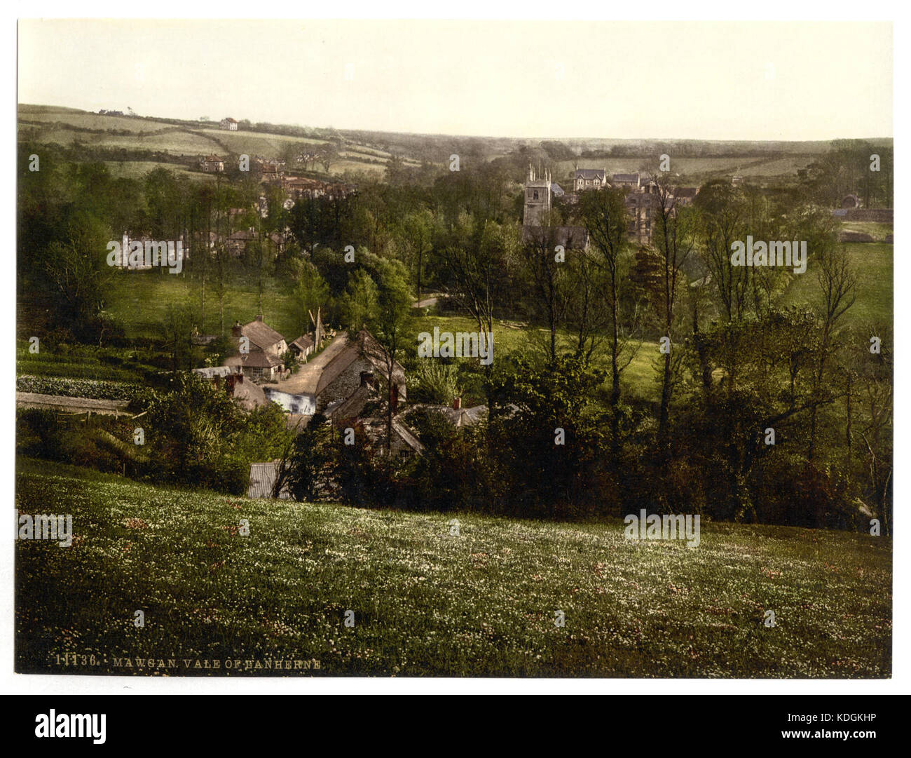 Mawgan, Vale von Lanherne, Cornwall, England LCCN 2002696596 Stockfoto