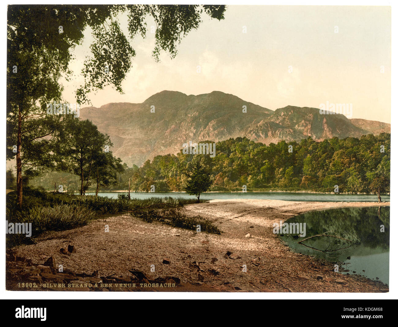 Silver Strand und Ben Venue, Trossachs, Schottland LCCN 2002695069 Stockfoto