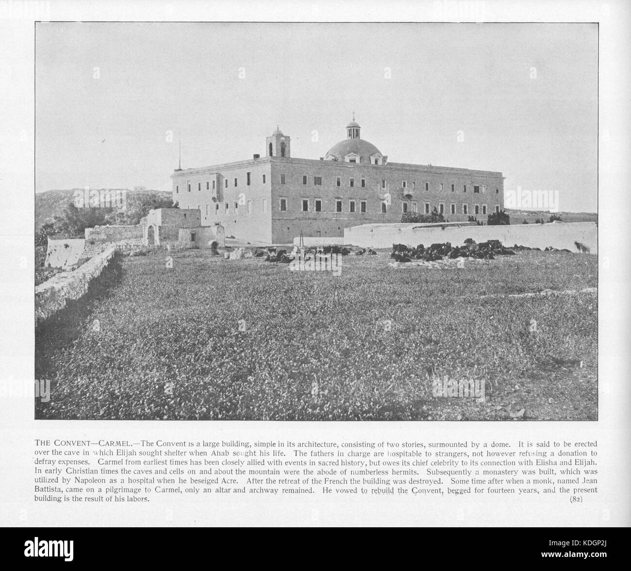 Ebene von Esdraelon, 82. Heiligen Land fotografiert. Daniel B. Shepp. 1894 Stockfoto