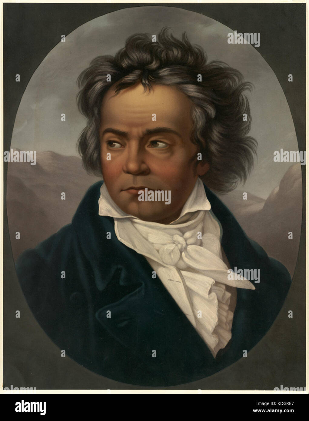 Ludwig van Beethoven von der Boston Public Library Stockfoto Ludwig van Beethoven von der Boston Public Library Stockfoto