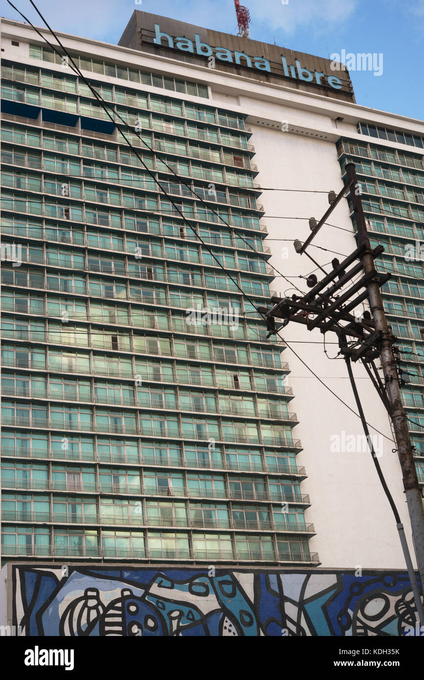 Hotel Habana Libre, ehemaligen Hilton, in Havanna Stockfoto