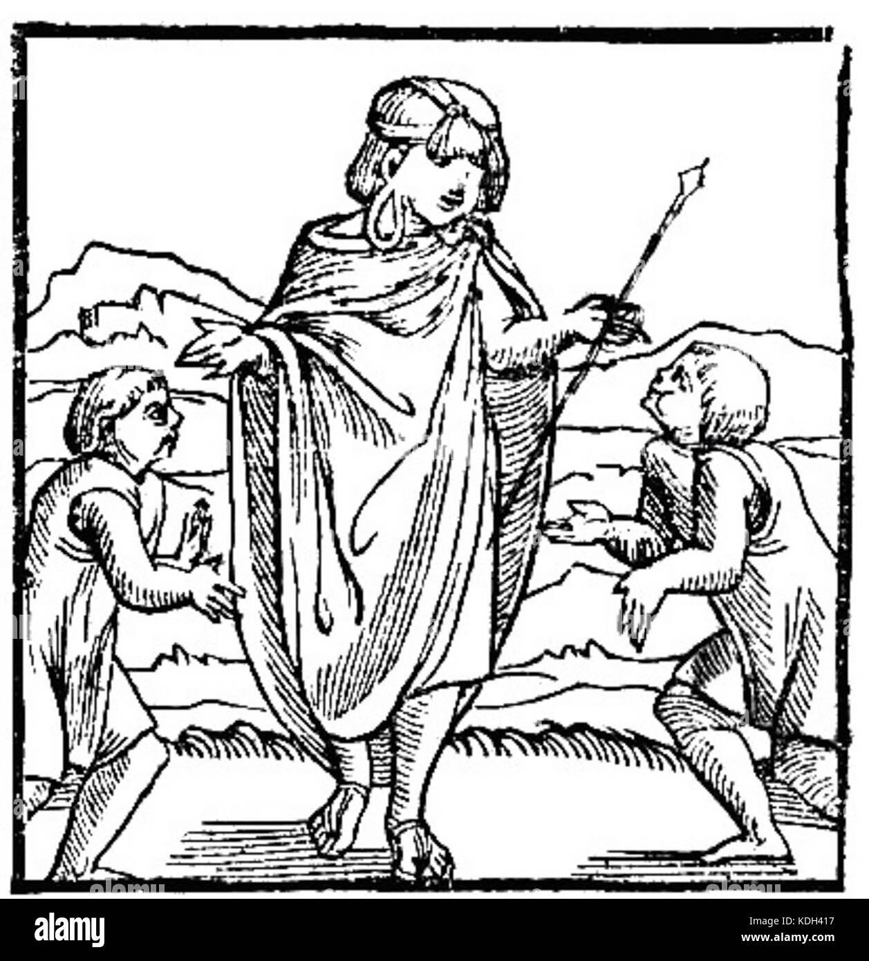 Das erste Bild der Inca in Europa, Pedro cieza de León, cronica del