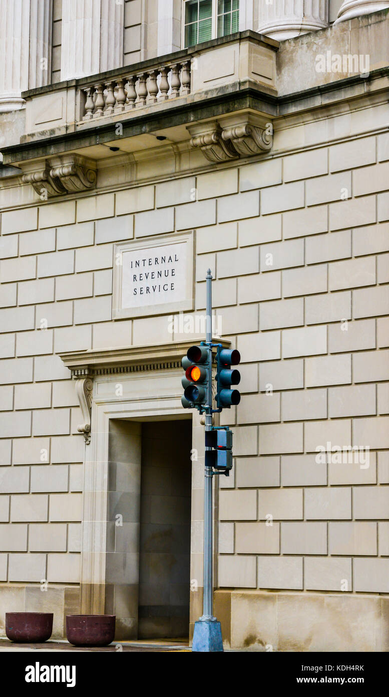 Der Internal Revenue Service-Hauptquartier auf der Pennsylvania Avenue in Washington, DC, USA Stockfoto