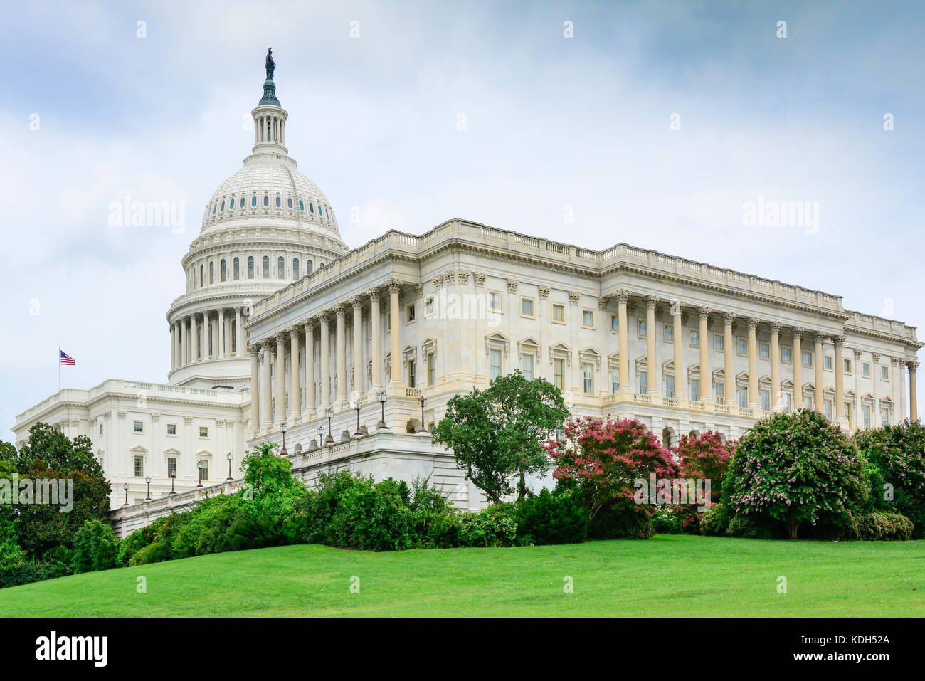 Die gewölbten Neoclassically styled US Capitol Gebäude auf der Ostseite gesehen, in Washington, DC, USA Stockfoto