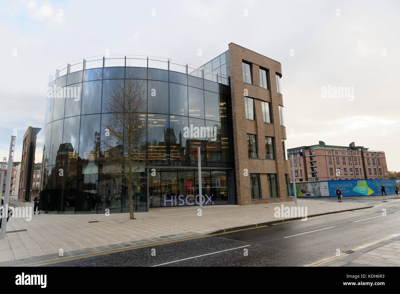 HISCOX insurance Office in York Großbritannien Schweizer Versicherung moderne Büro Büros Stockfoto