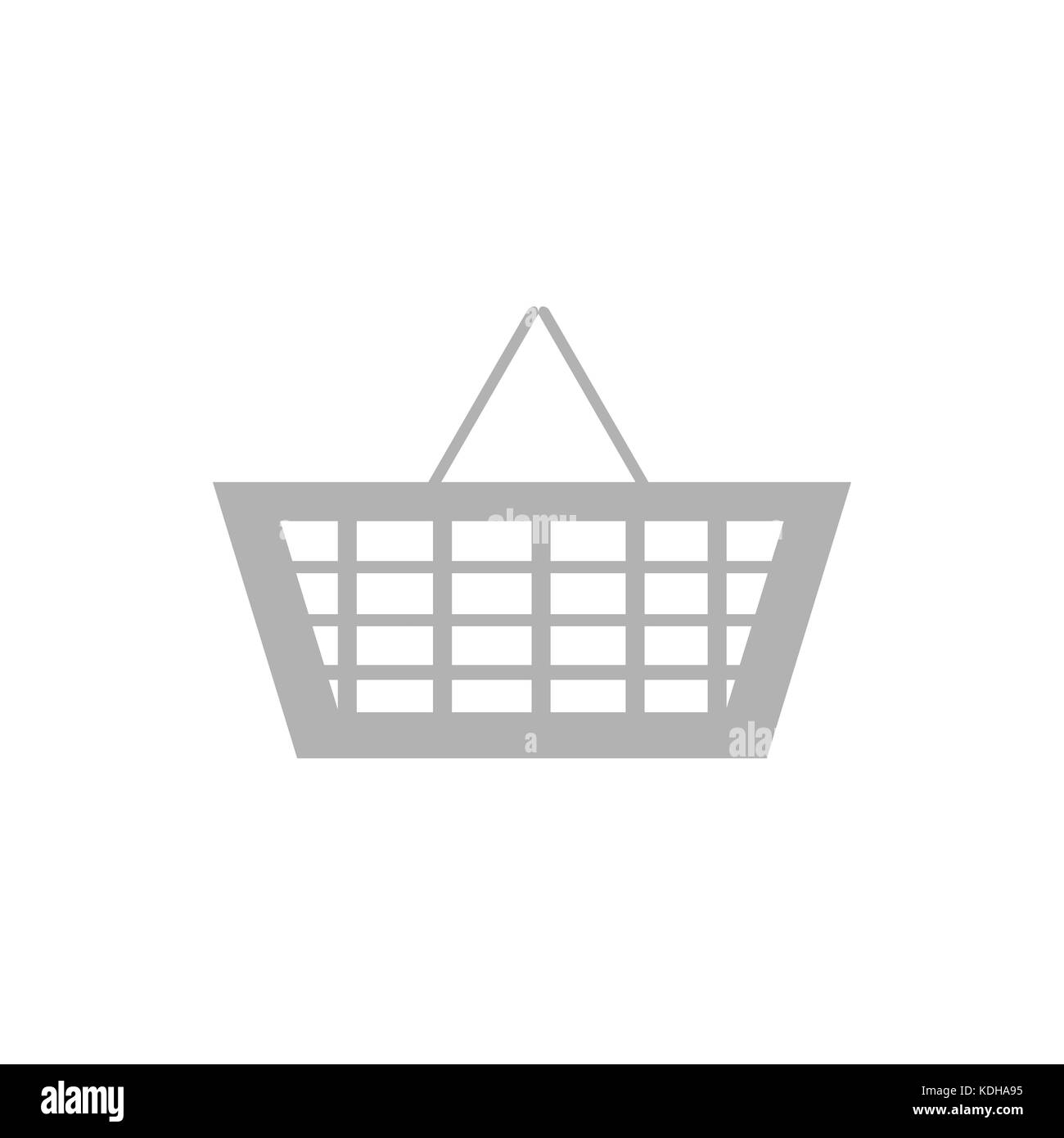 Warenkorb einfache Grafik Stockfoto