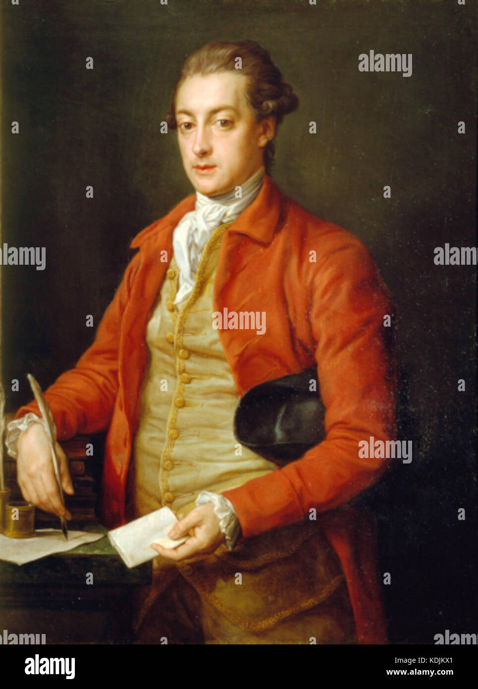 Portrait von Lionel Damer von Pompeo Batoni Stockfoto