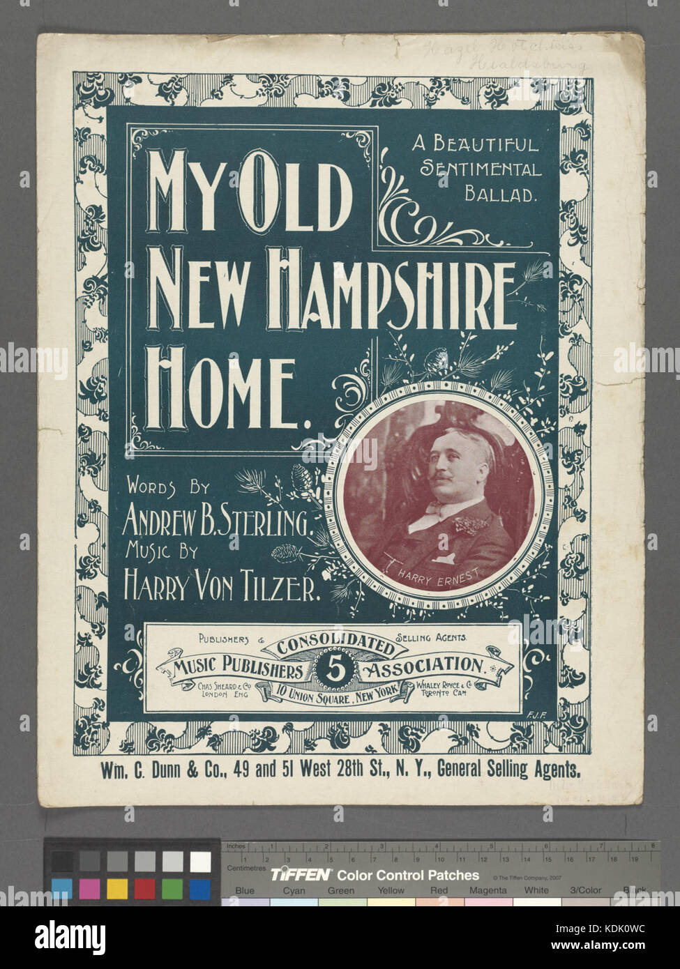 Meine alten New Hampshire (NYPL Hades 609812 1255844) Stockfoto