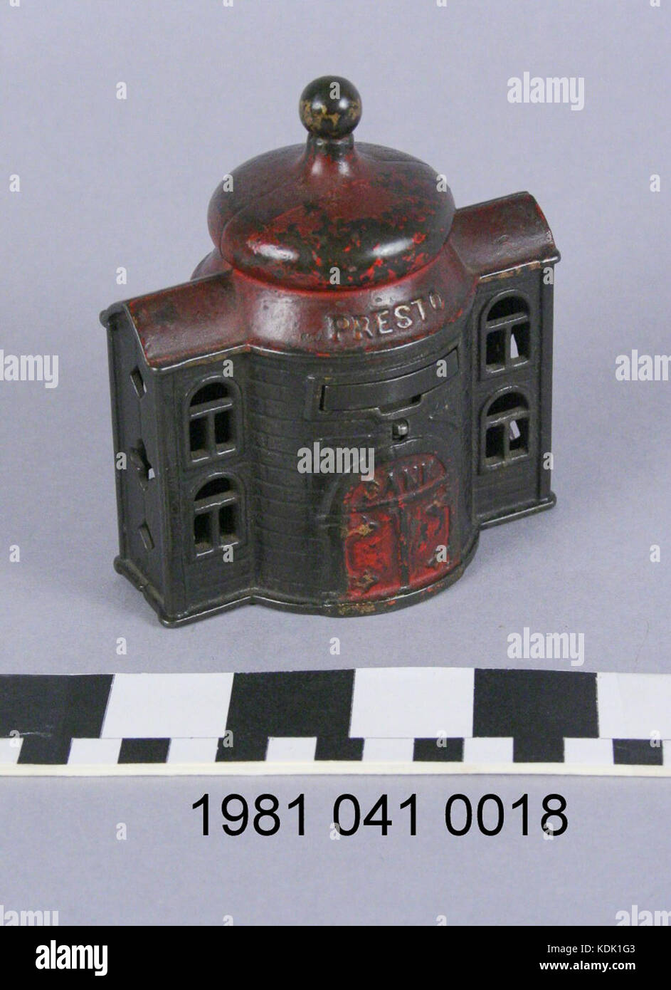 Presto mechanische Coin Bank Stockfoto