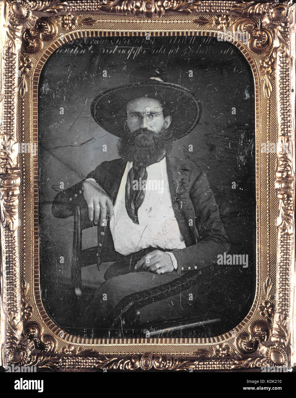 J. M. Weiß, die von der Apache Indianer ermordet Stockfoto