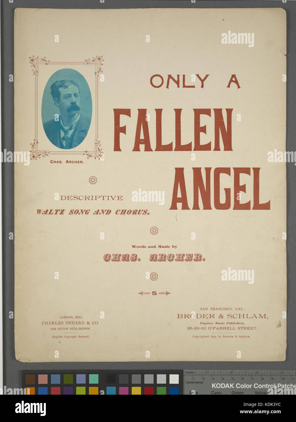 Nur ein gefallener Engel (NYPL Hades 463892 1255435) Stockfoto