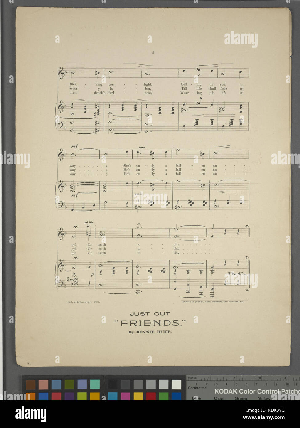 Nur ein gefallener Engel (NYPL Hades 463892 1696869) Stockfoto