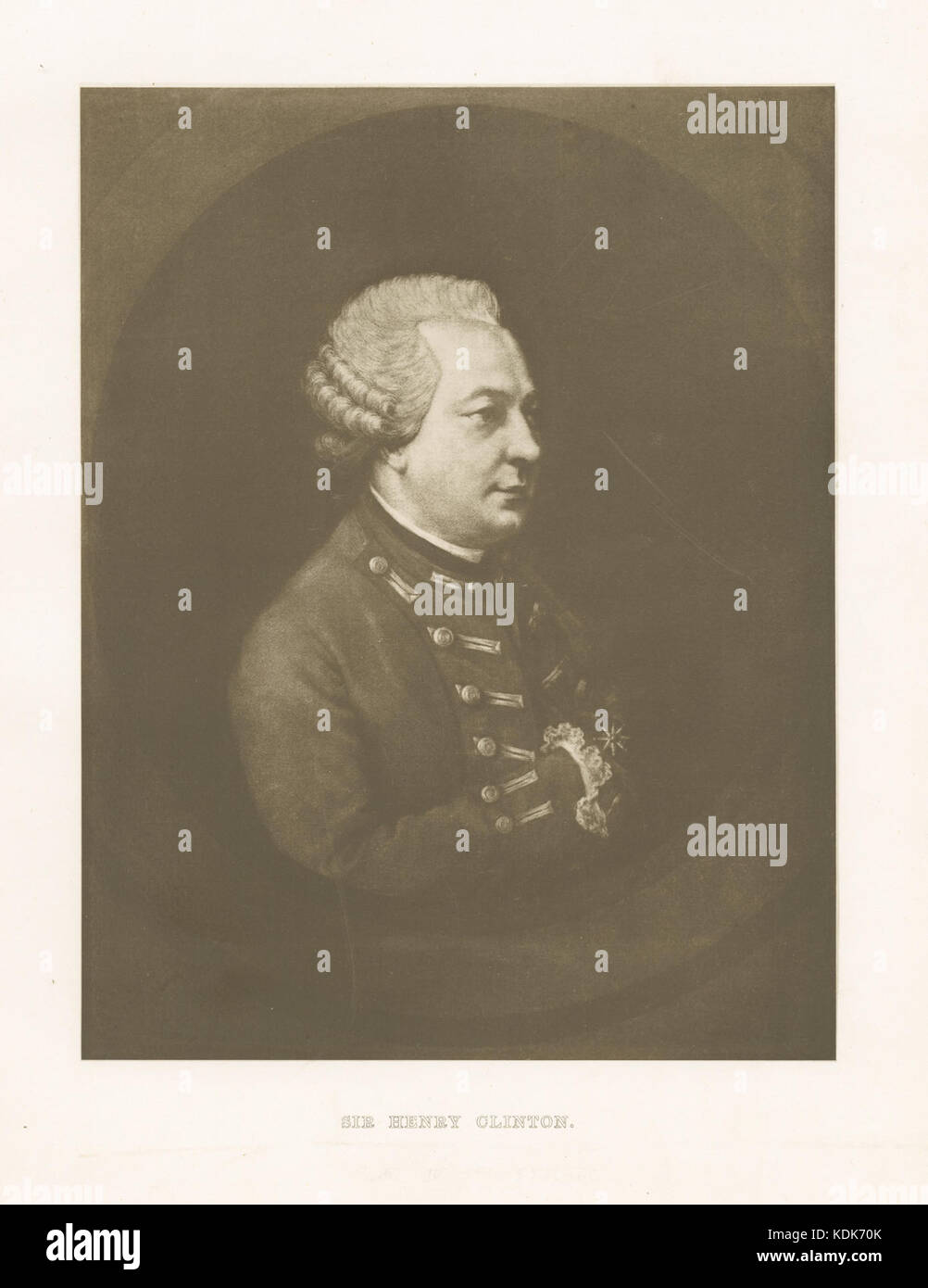 Sir Henry Clinton (Nypl b 13512824 424363) Stockfoto