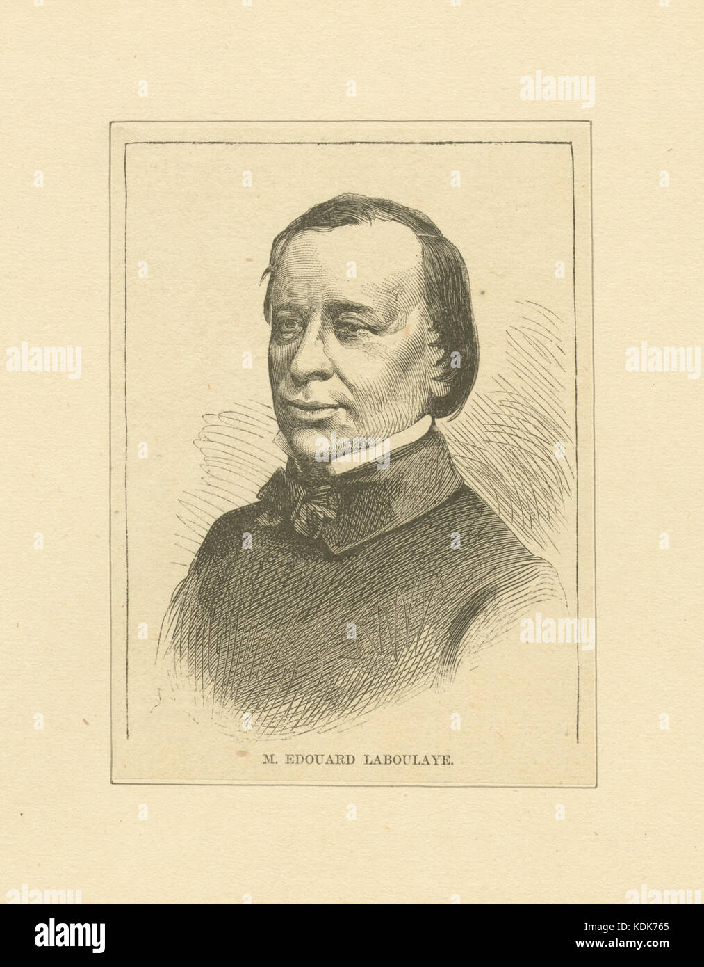 M. Édouard Laboulaye (Nypl b 13476047 422143) Stockfoto