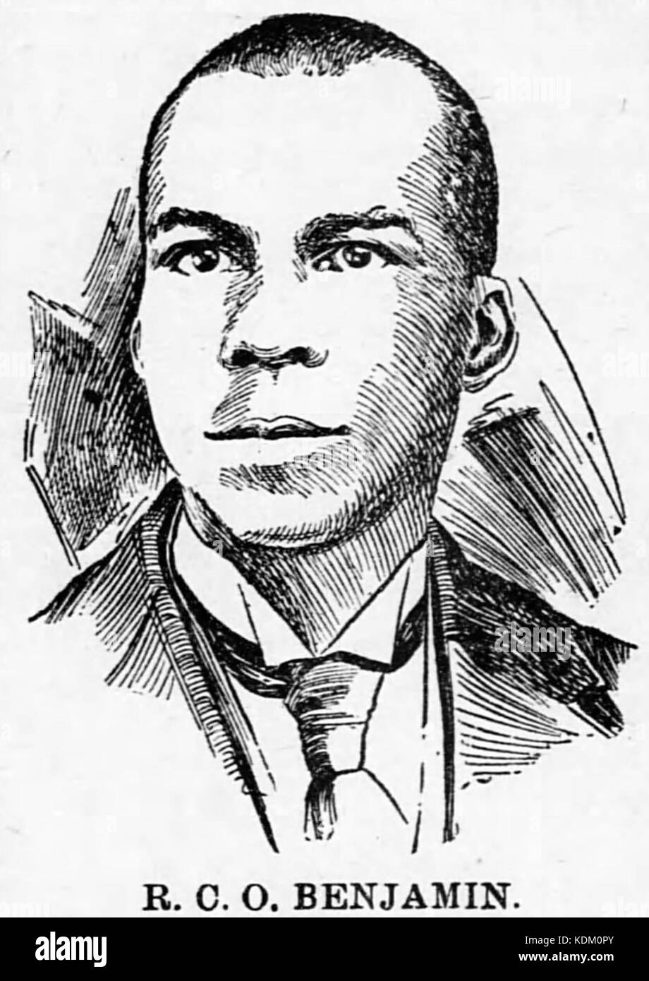 R C O Benjamin im Jahr 1900 Stockfoto