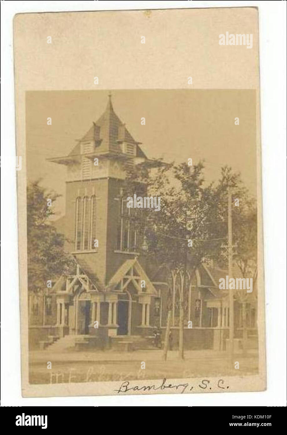 Methodist Episcopal Church, Bamberg, South Carolina Stockfoto