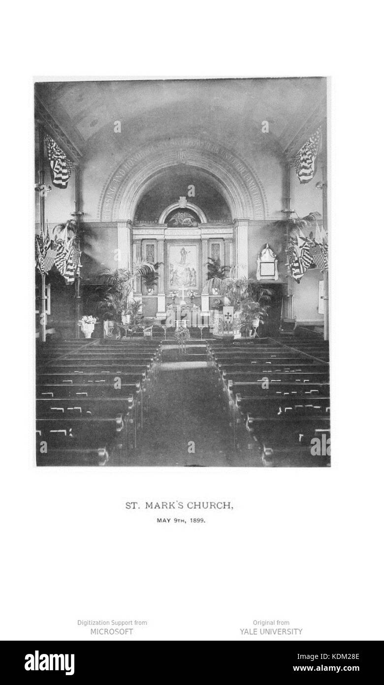 Innenraum von St. Mark's Church in der Bowery Stockfoto