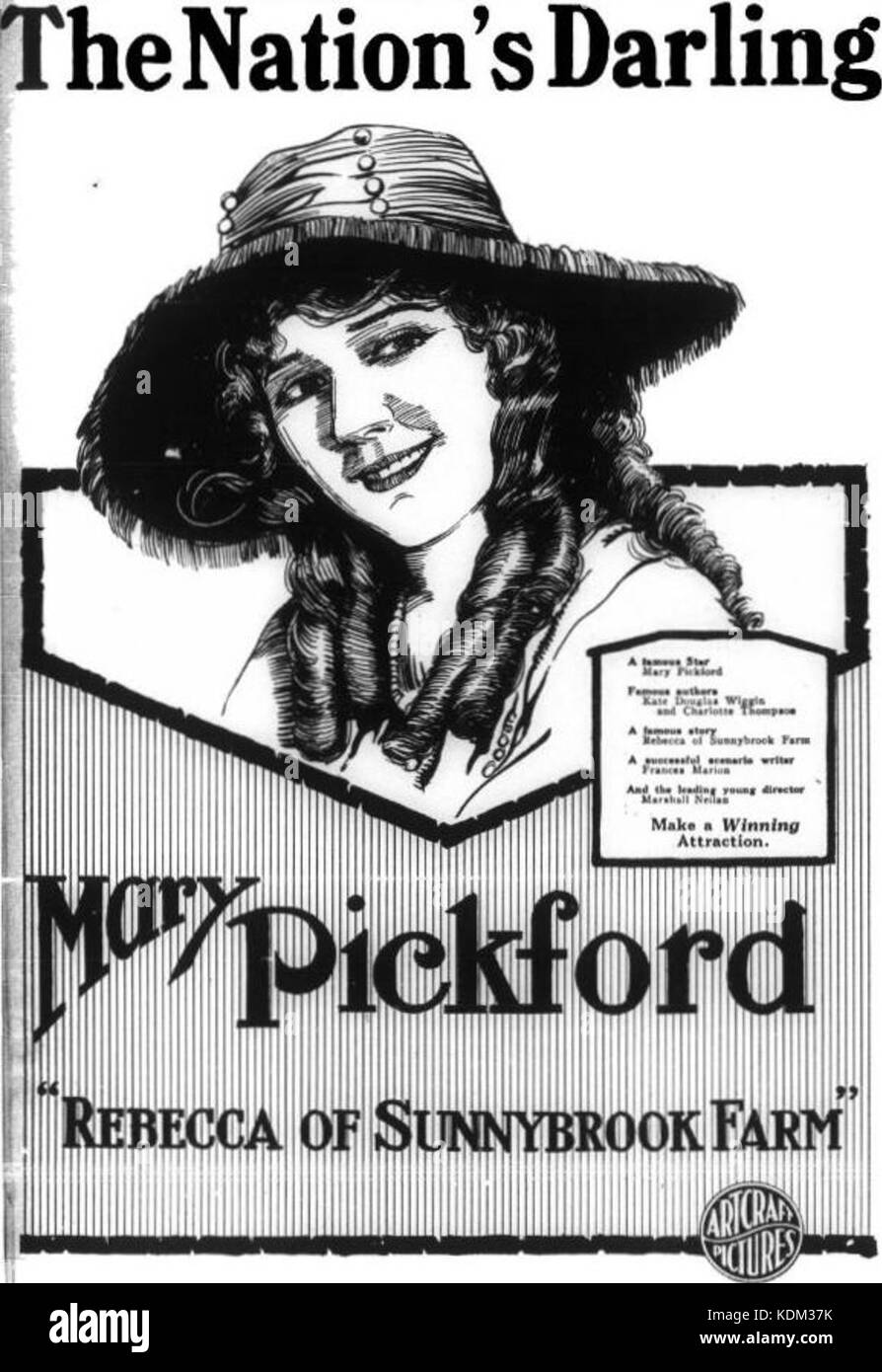 Rebecca von Sunnybrook Farm (1917) 4. Stockfoto