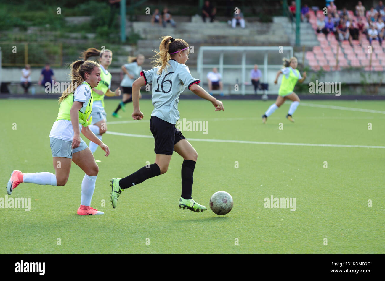 Zfk borec vs zfk atletiko Stockfoto