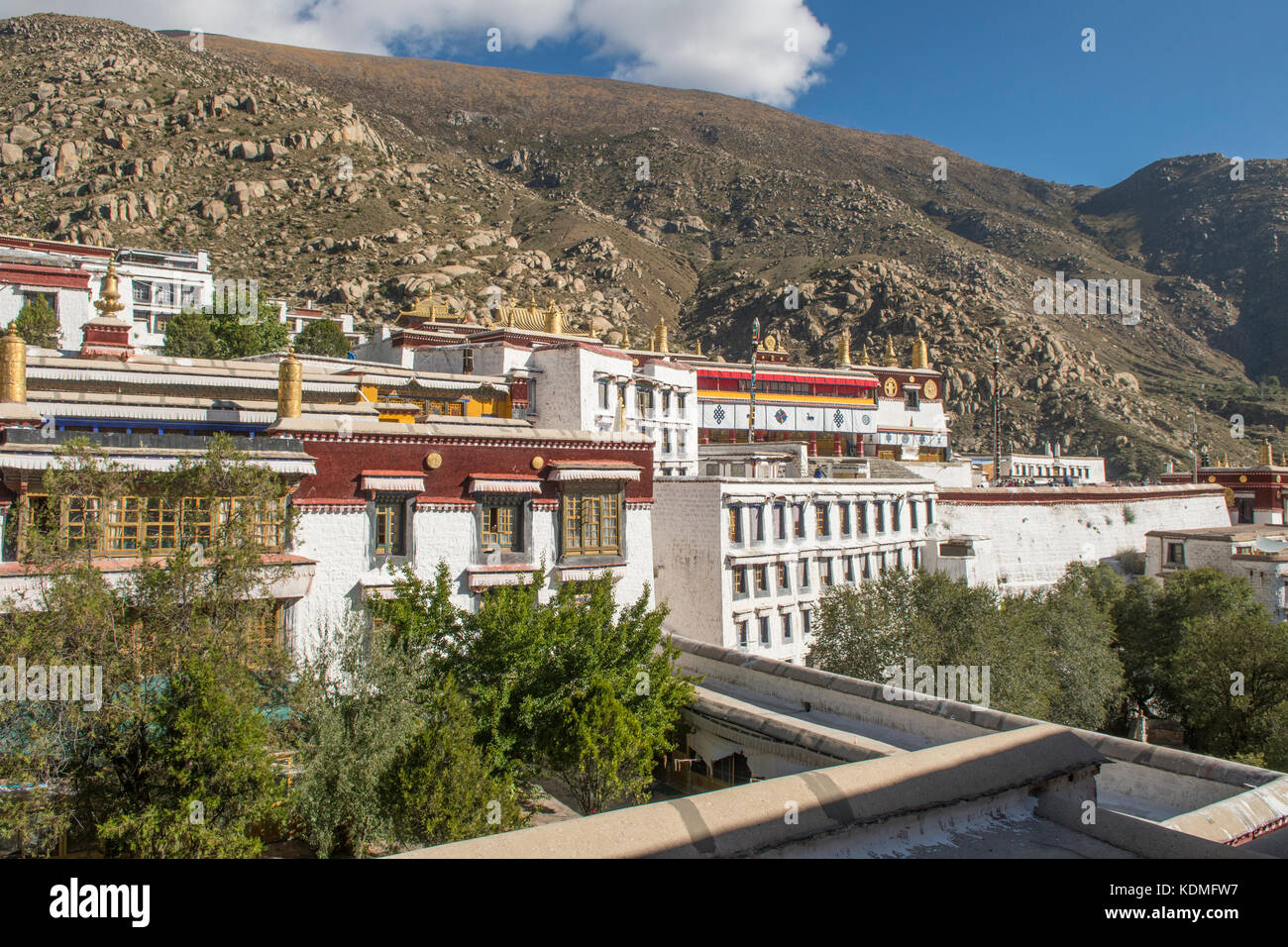 Drepung Kloster, in der Nähe von Lhasa, Tibet, China Stockfoto