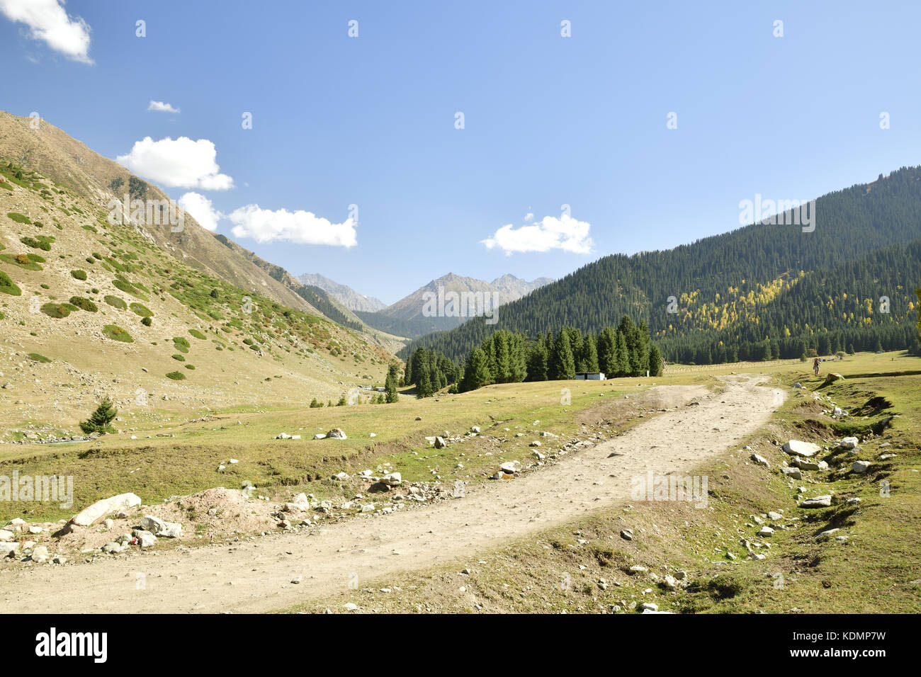 Region Issyk-Kul, Karakichi, See Sonkel, Kirgisistan Stockfoto