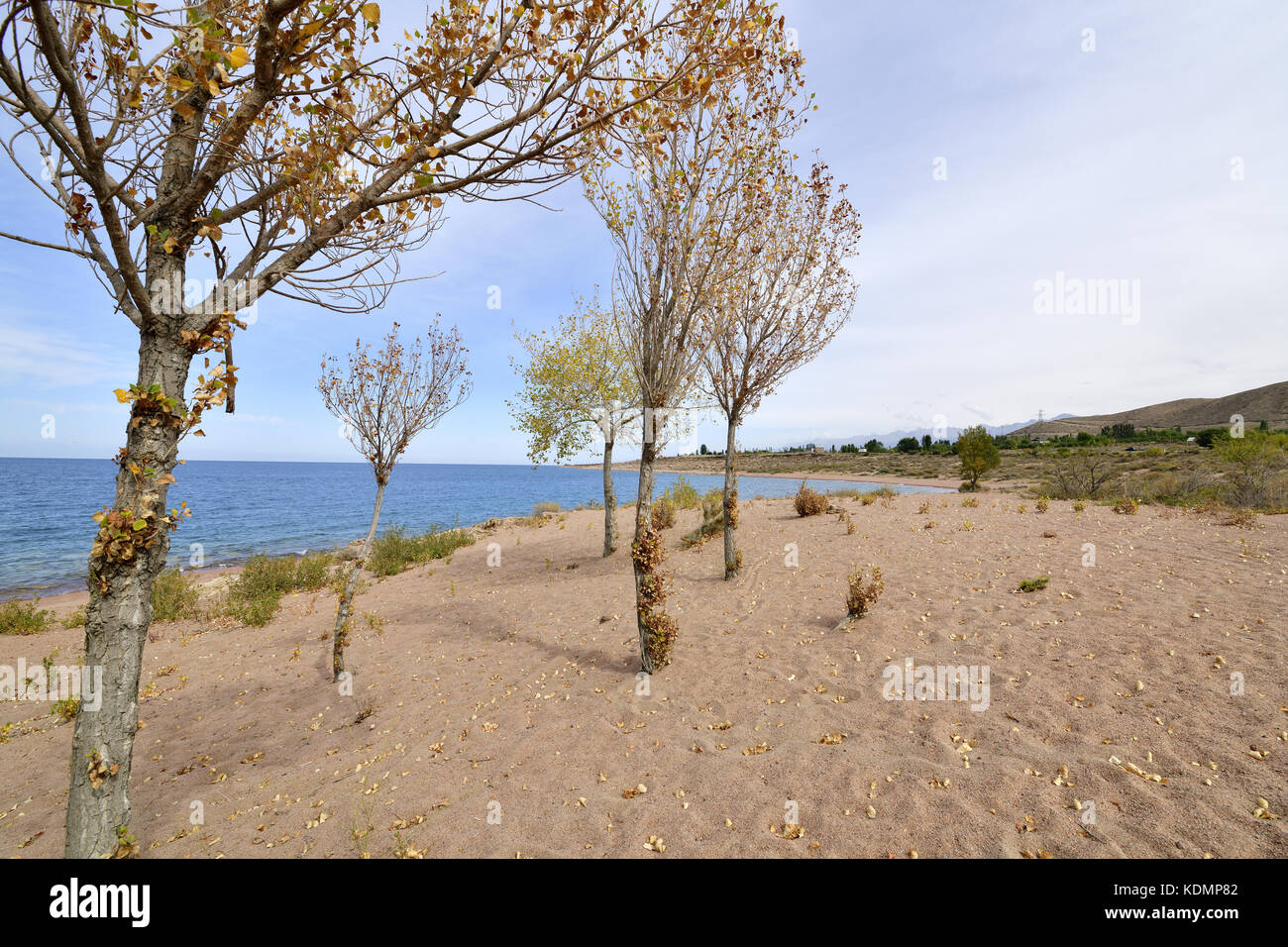 Region Issyk-Kul, Karakichi, See Sonkel, Kirgisistan Stockfoto