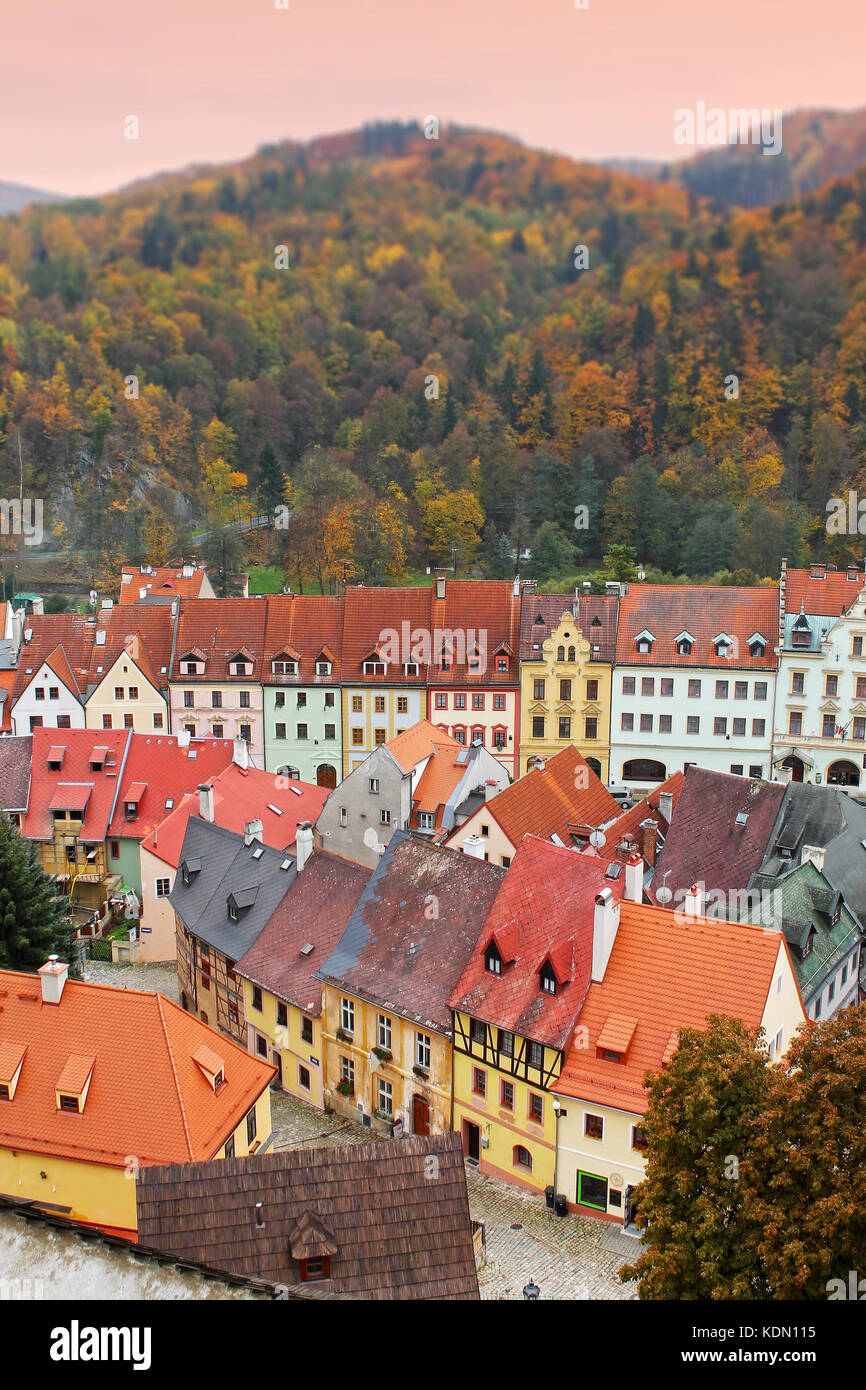 Im Bezirk sokolov Loket, Karlsbad, Tschechische Republik Stockfoto