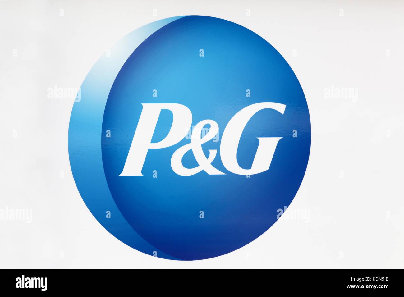 Genf, Schweiz - Oktober 1, 2017: Procter & Gamble ist eine US-amerikanische konsumgüter Corporation Stockfoto