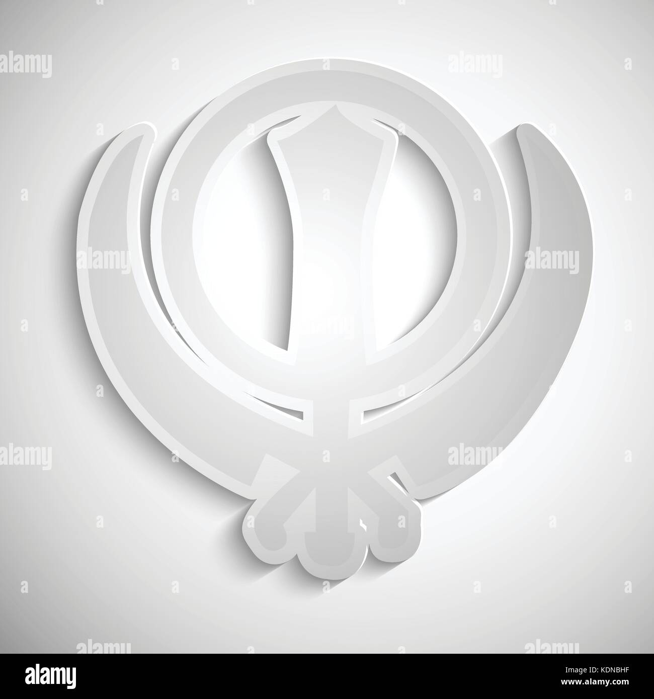 Abbildung: sikh Festival Guru Nanak jayanti Hintergrund Stock Vektor