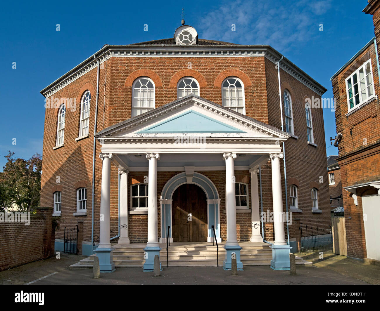Octagon Unitarian Chapel, erbaut 1756 von Thomas Ivory, Norwich, England, Großbritannien Stockfoto
