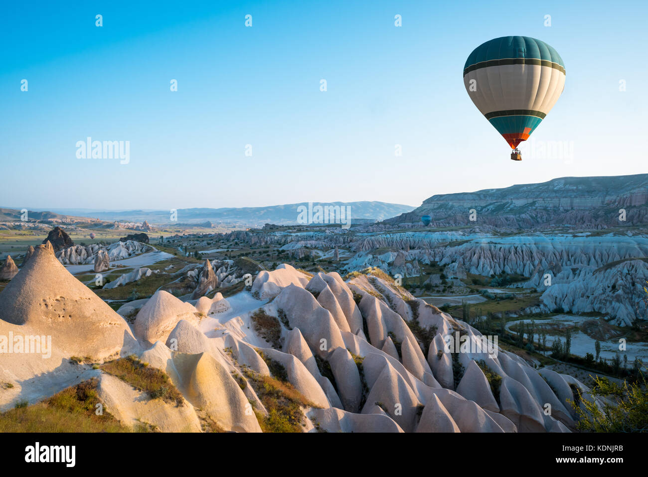 Luftballon in Kappadokien, Türkei Stockfoto