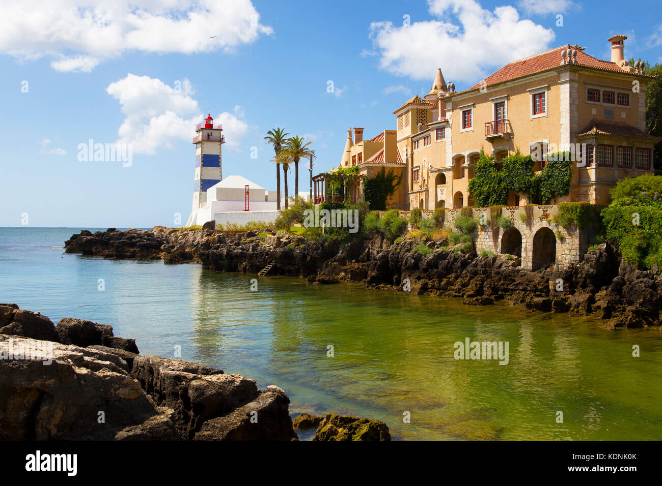 Farol Museum - Cascais Stockfoto