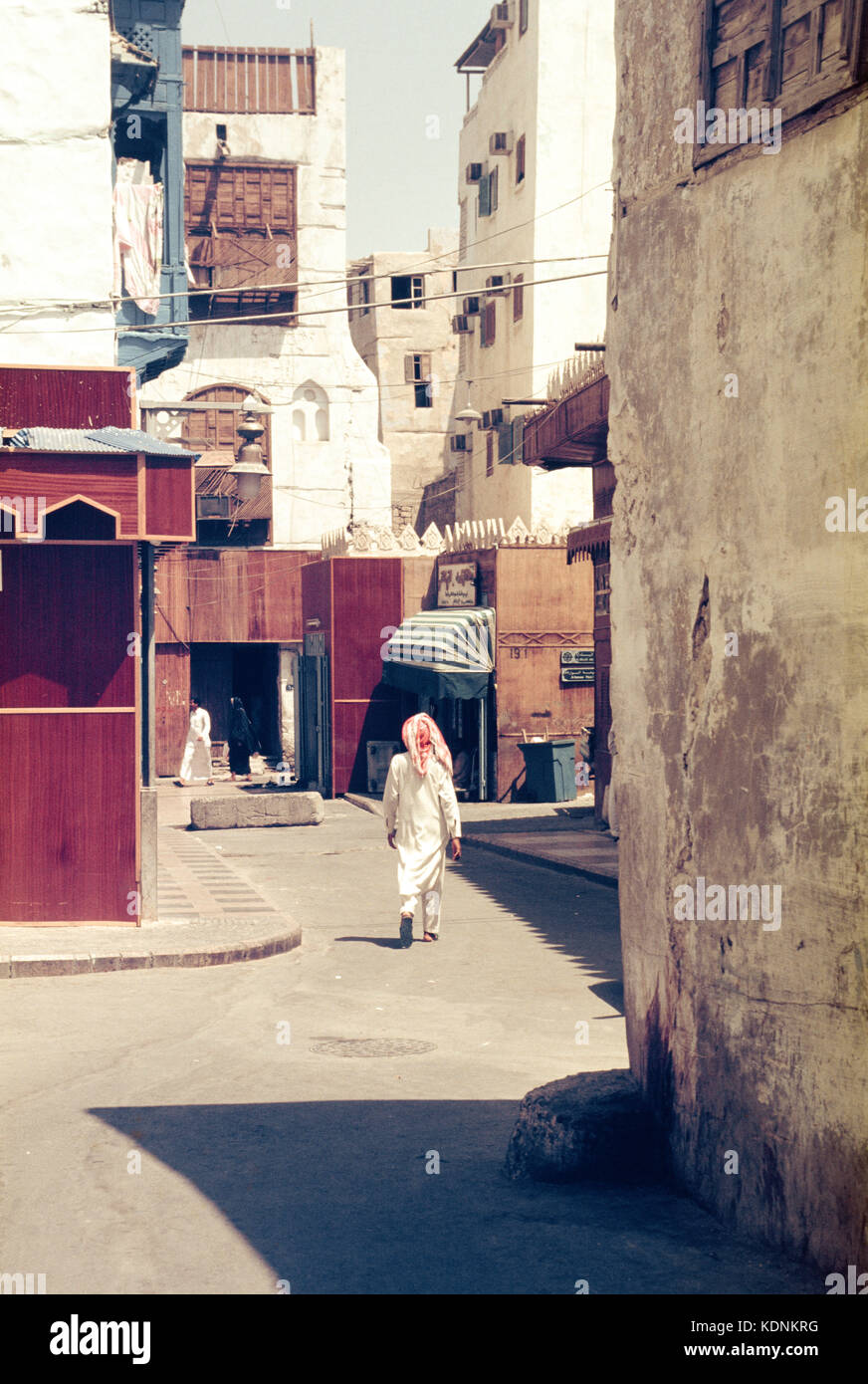 Die Altstadt von Jeddah Al Balad. Stockfoto