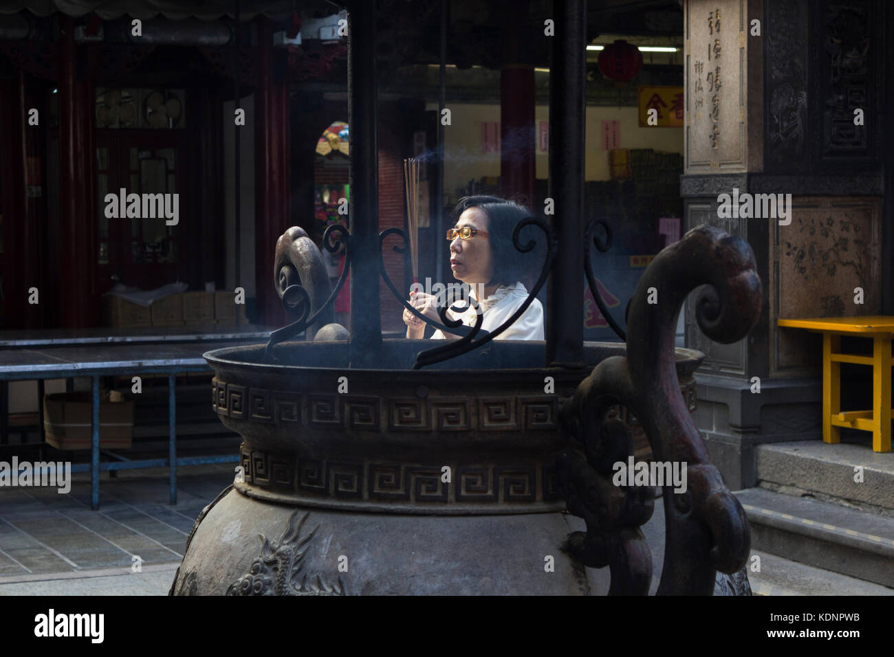 Taoistische Frau mazu chaotian Tempel in Beigang, Taiwan Stockfoto
