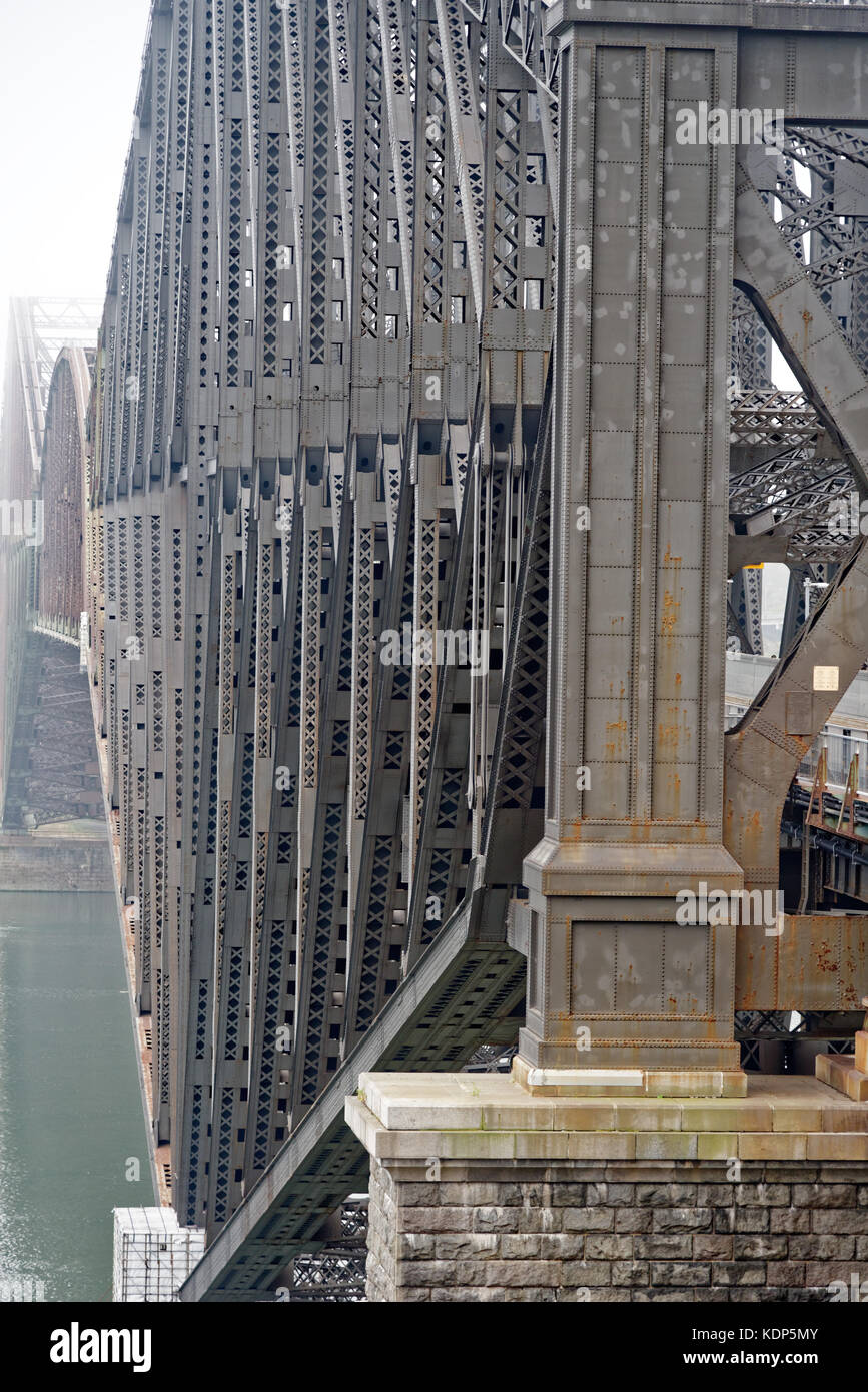 Der Pont de Quebec bridge Stockfoto
