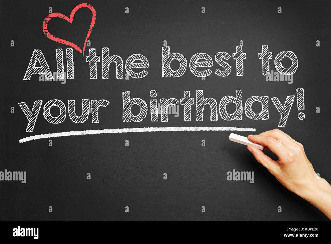 Wie Wird Alles Gute Zum Geburtstag Geschrieben www.alamy.de