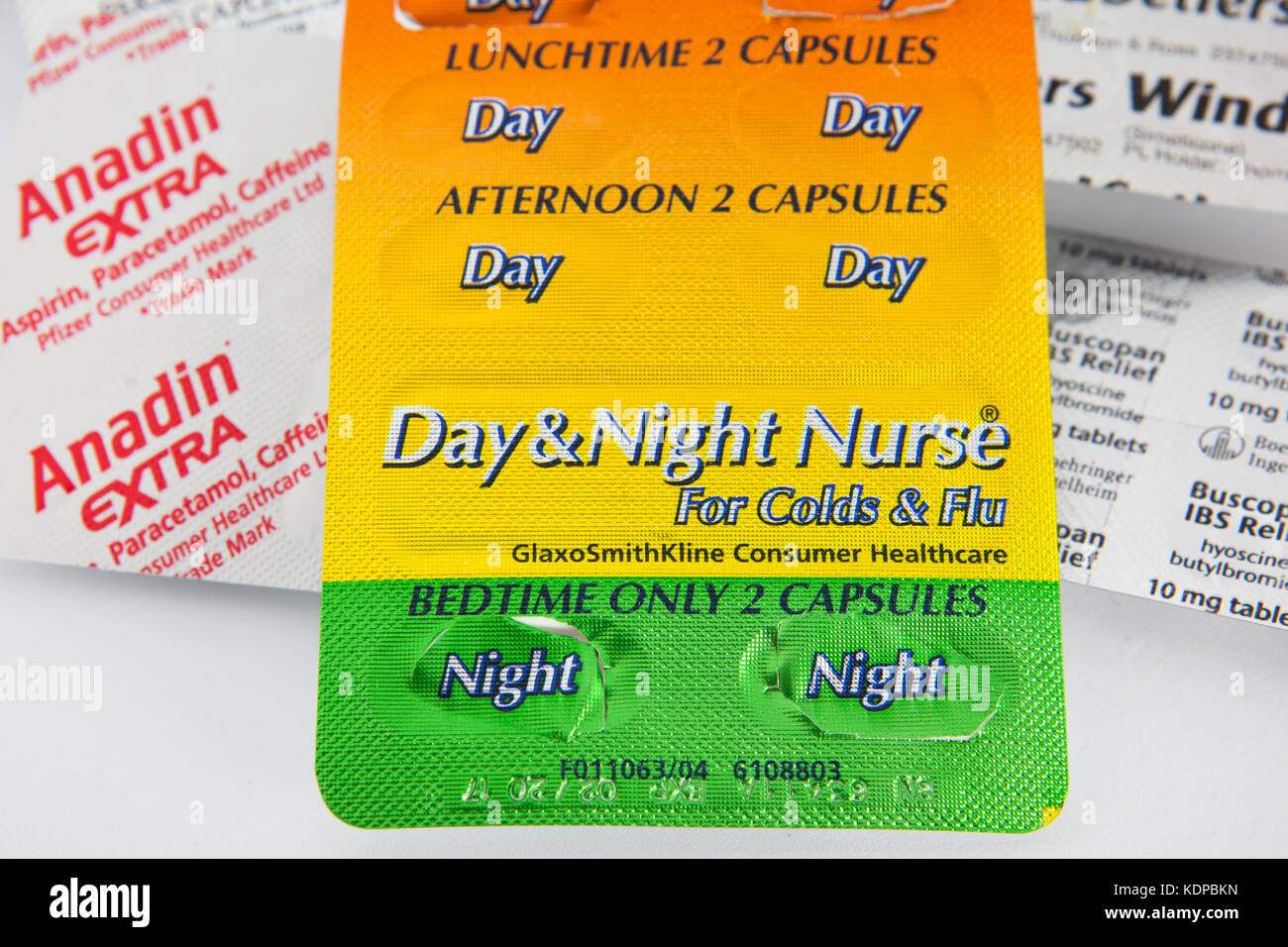 Tag und Nacht Krankenschwester Stockfoto