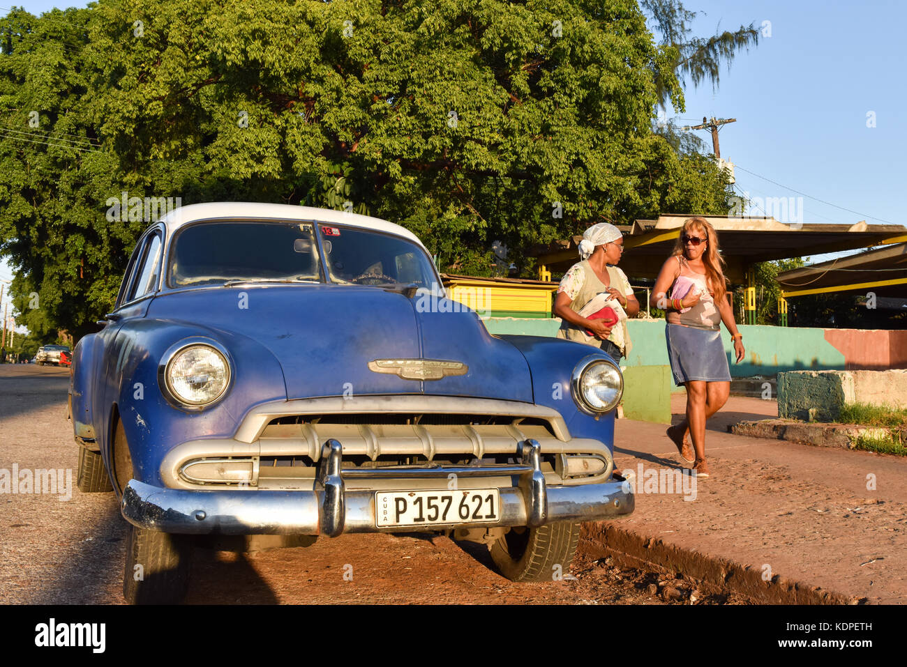 Frauen in Vedado Havanna Stockfoto