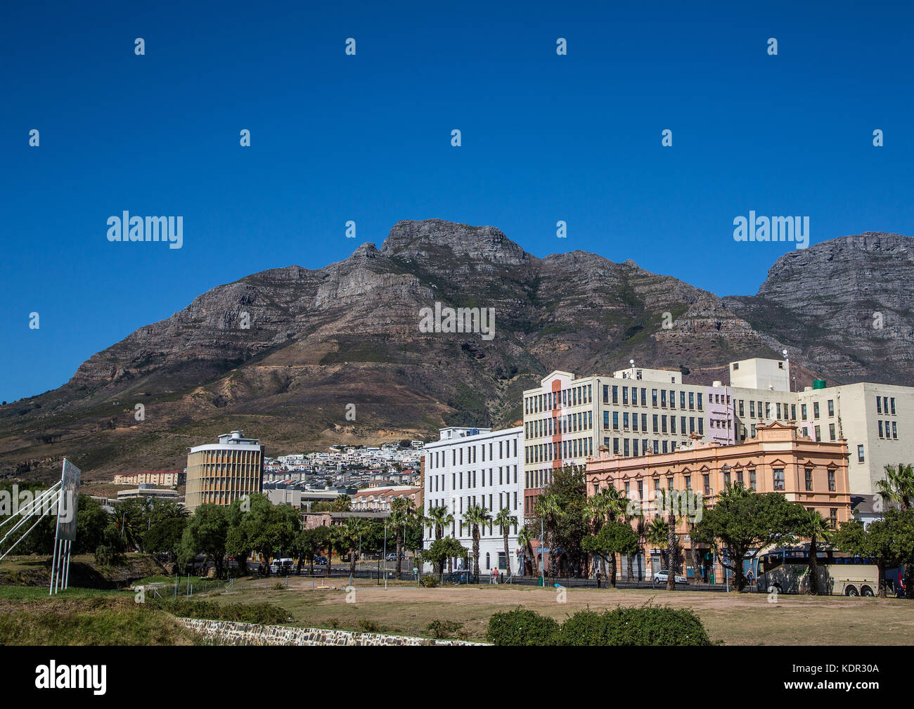 Stadtbild von Kapstadt am Western Cape in Südafrika Stockfoto