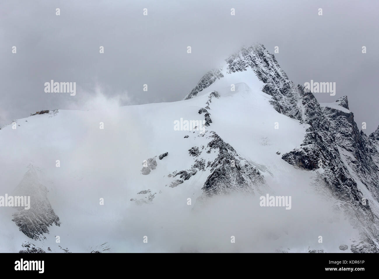 Mt Großglockner, Nationalpark Hohe Tauern, Osttirol, Tirol, Österreich, Europa Stockfoto