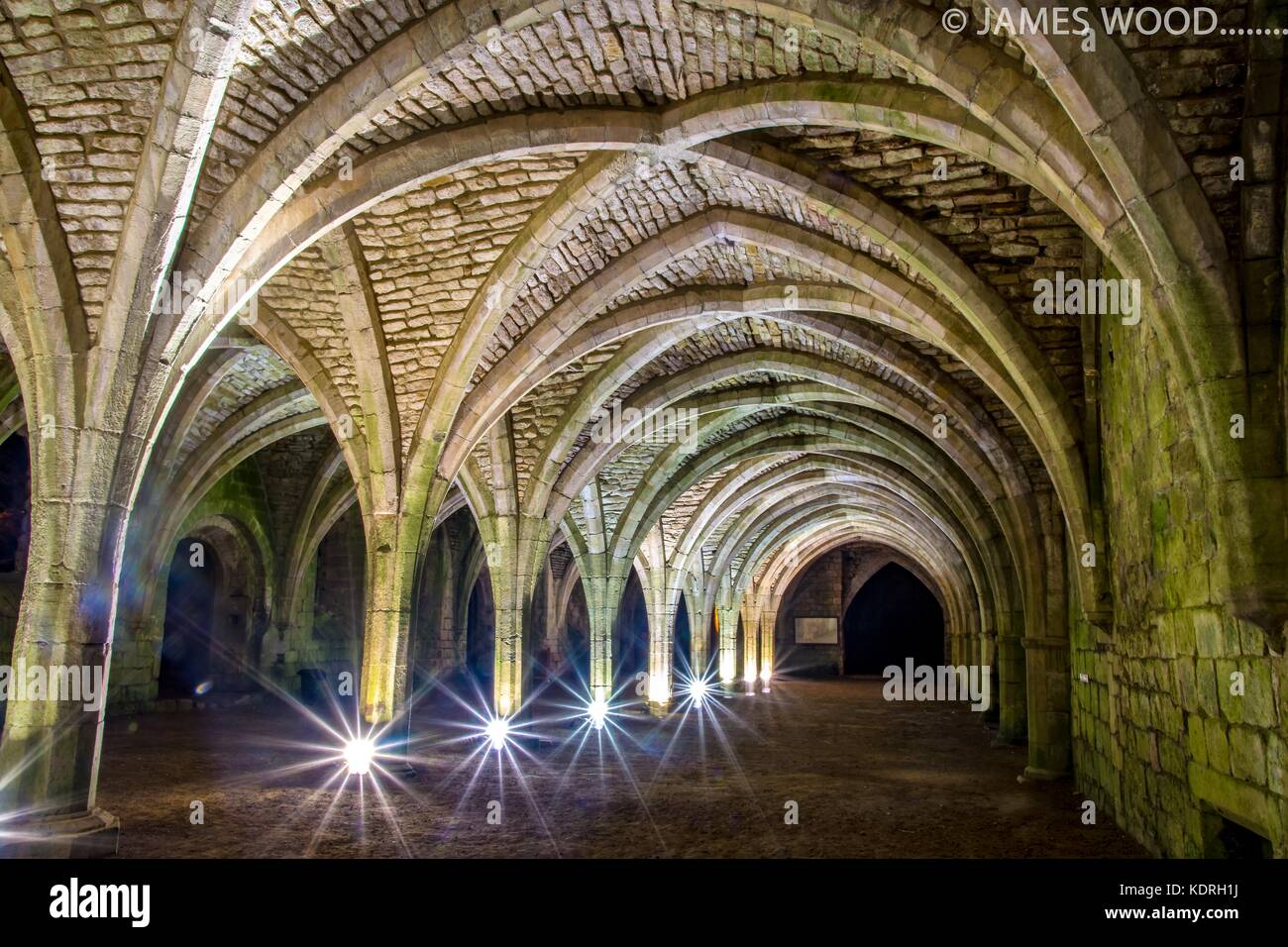 Fountains Abbey Stockfoto