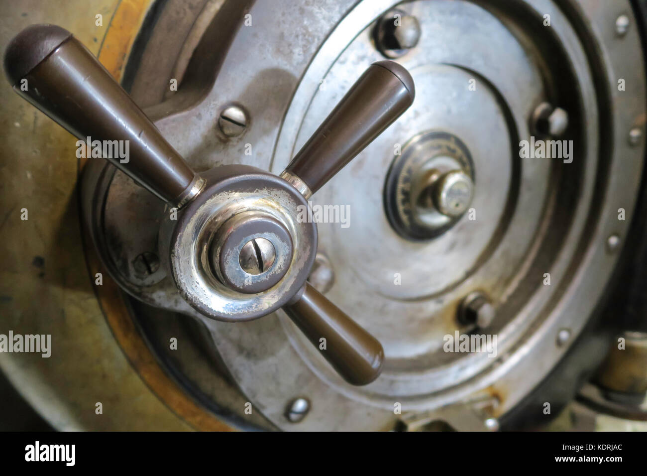 Old Combination Bank Safe, South Carolina, NYC, USA Stockfoto