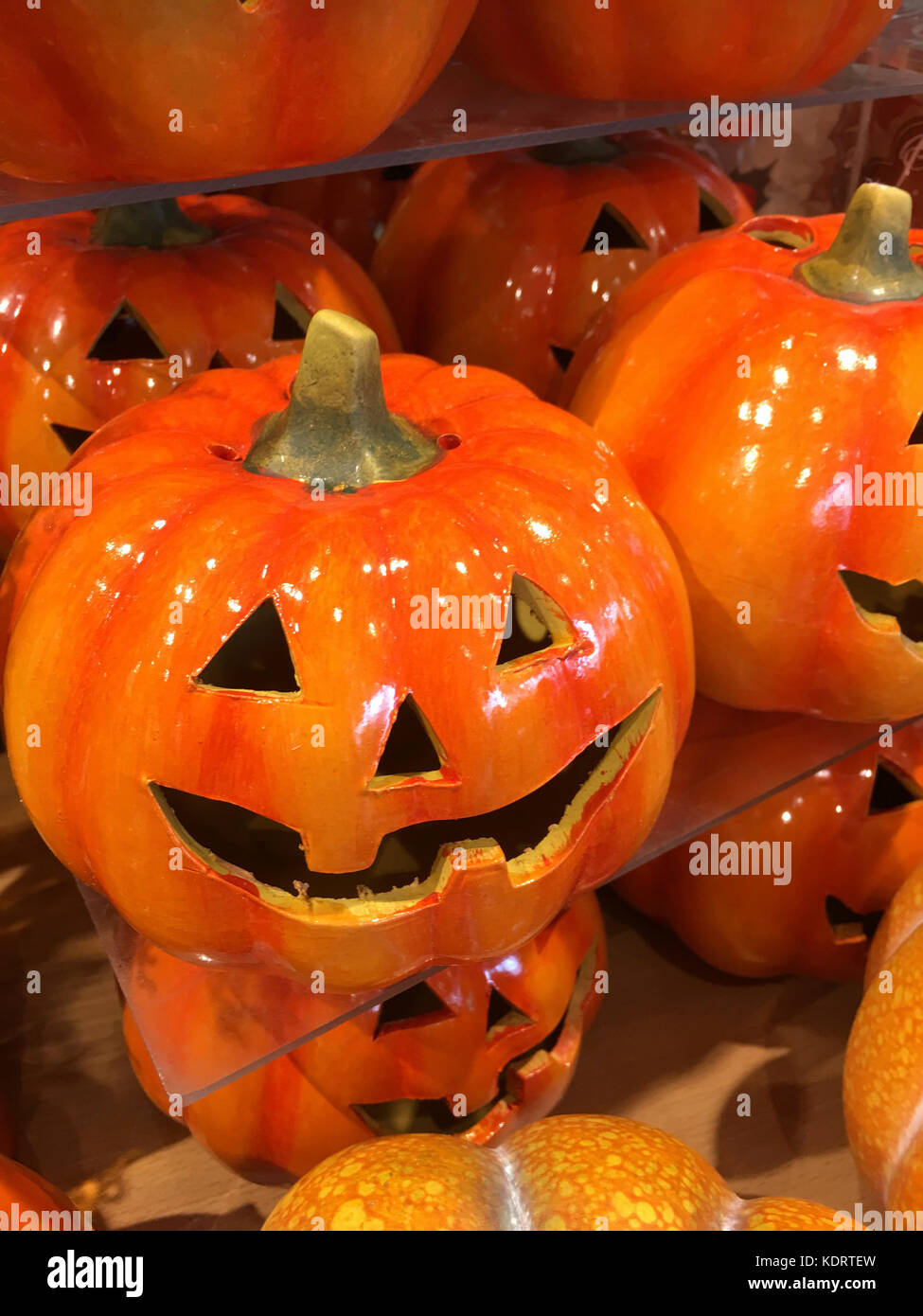 Halloween-Feiern - Jack-o-Laterne Stockfoto