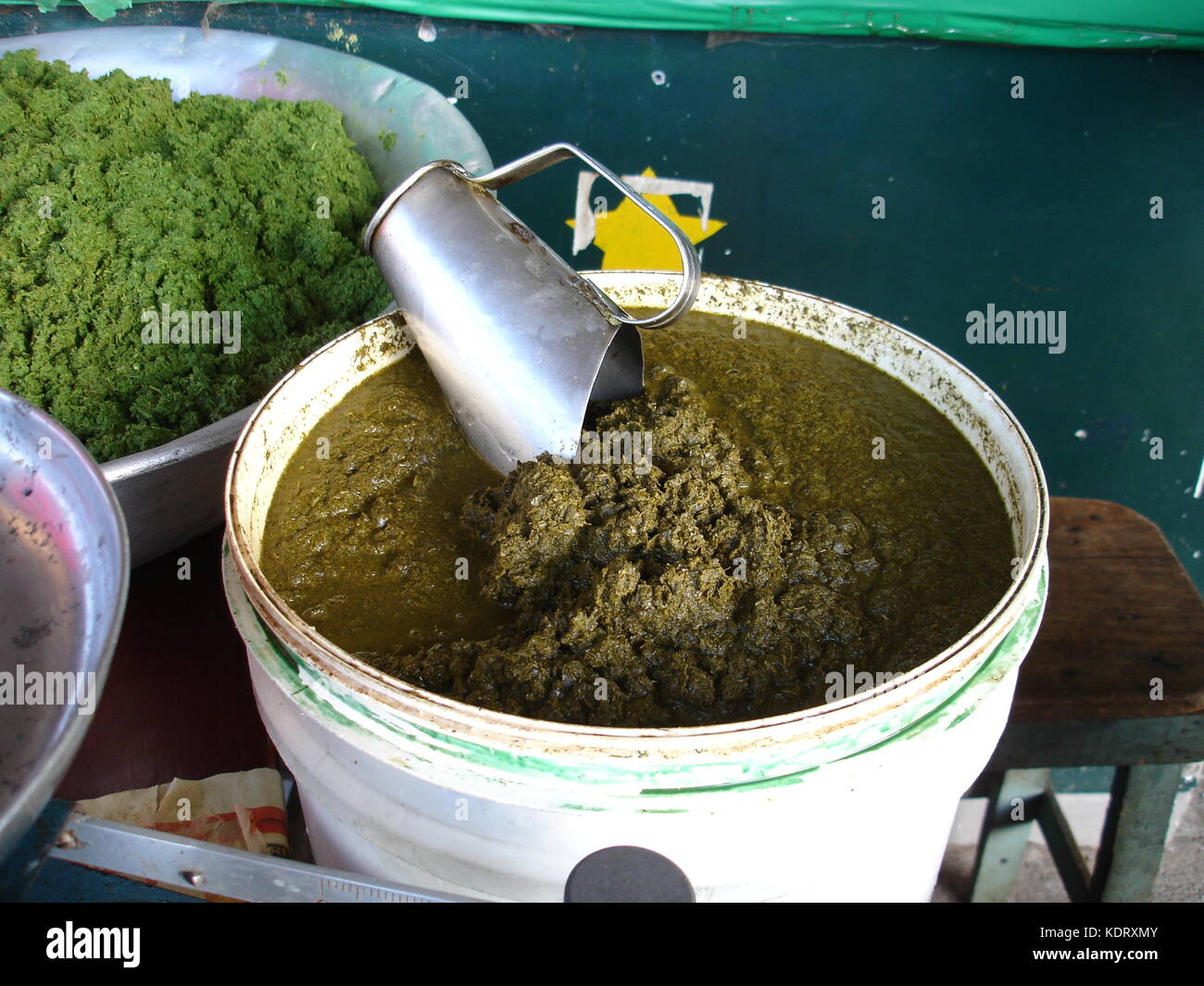 Ver-o-Peso Markt, maniçoba vorbereitet Stockfoto