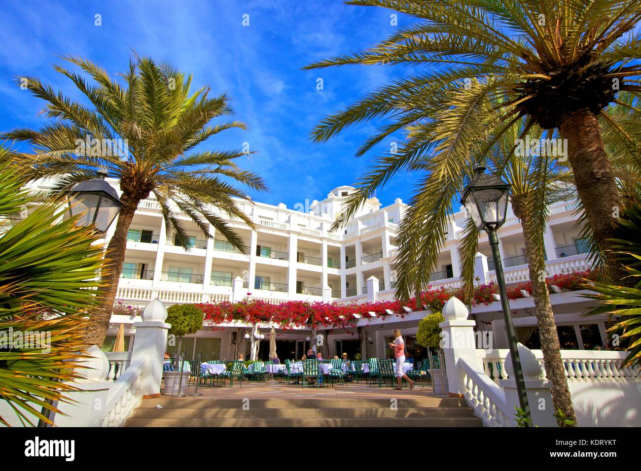 Hotel Riu Palace Maspalomas, Maspalomas Gran Canaria, Kanarische Inseln, Spanien, Atlantik, Europa Stockfoto