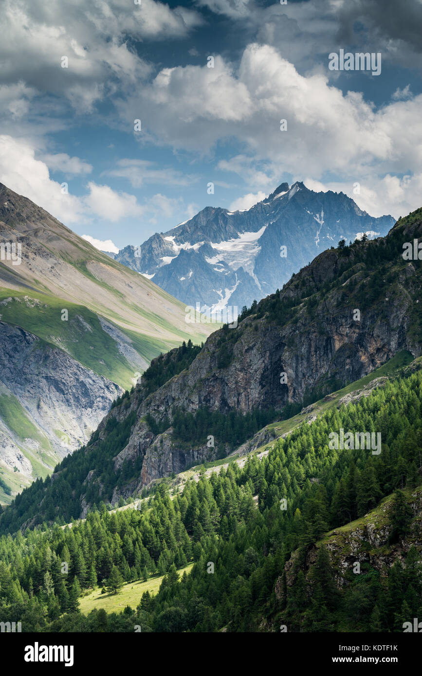 Landschaft rund um La Grave, Frankreich, Europa. Stockfoto