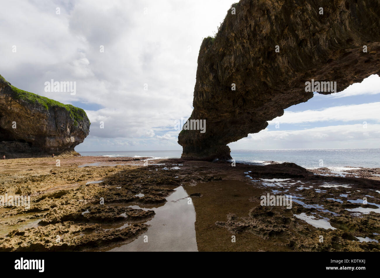 Natural Arch, Martins, Niue, South Pacific Stockfoto