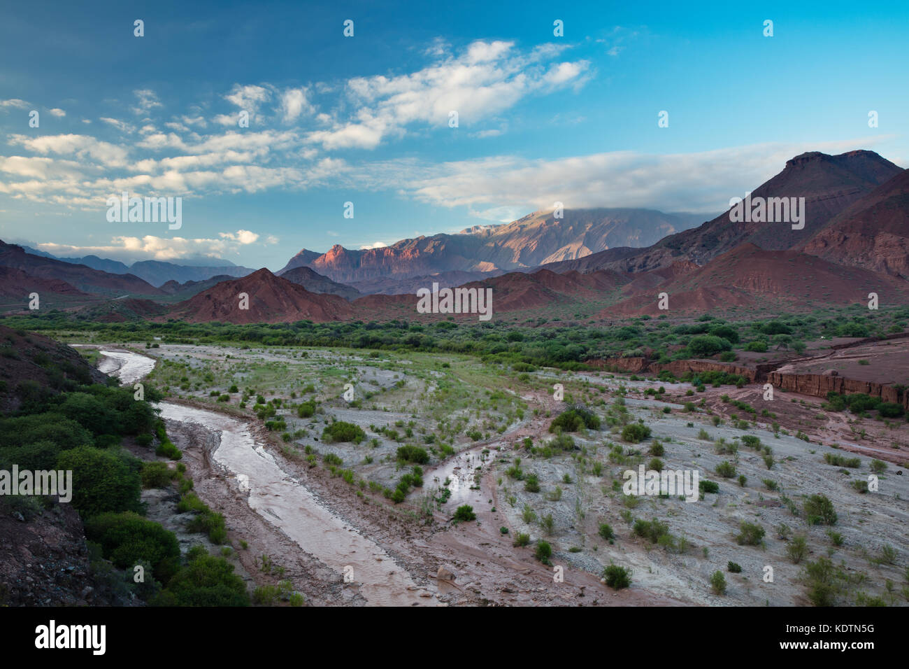 Die Quebrada de la Conches, Valles Calchaquies, Provinz Salta, Argentinien Stockfoto