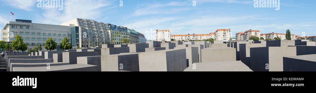 Holocaust Mahnmal, Berlin Mitte, Berlin, Deutschland, Europa Stockfoto